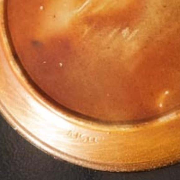 Monroe Salt Works Raspberries, Blueberries and Apricots Large Dinner Plate 11" - Picture 8 of 9